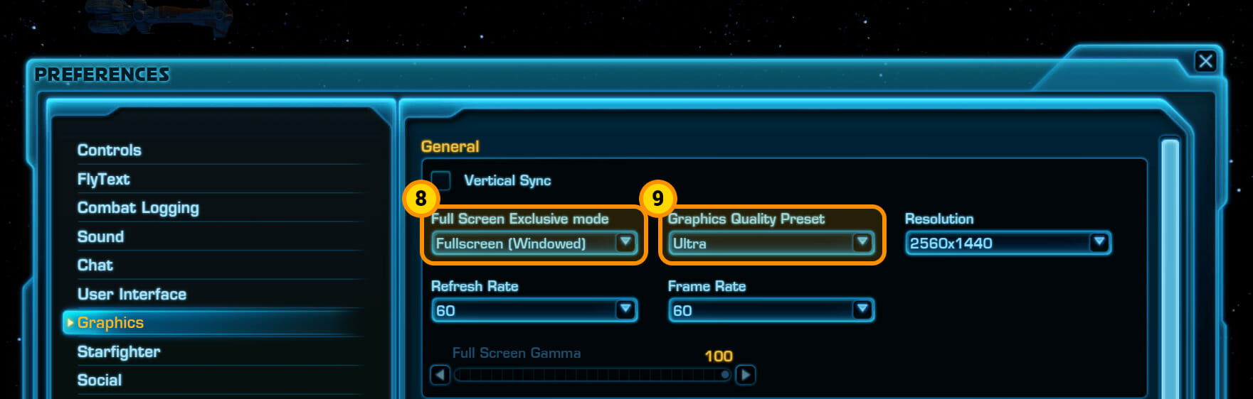 SWTOR Pink and Orange Square or Rectangle Covering Screen Fix