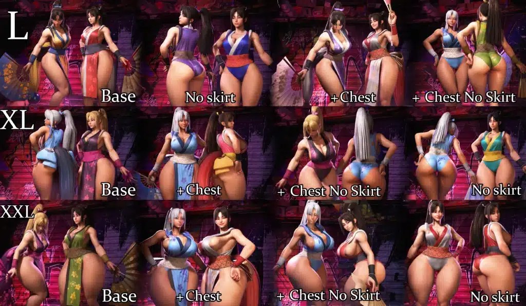 Street Fighter 6 Mai Thicc Sexy Mod: Custom Costume Variants