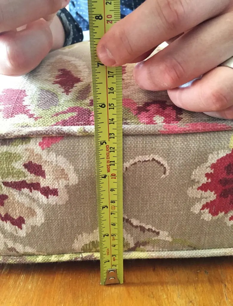 How to measure cushions for foam cut to size SW Upholstery