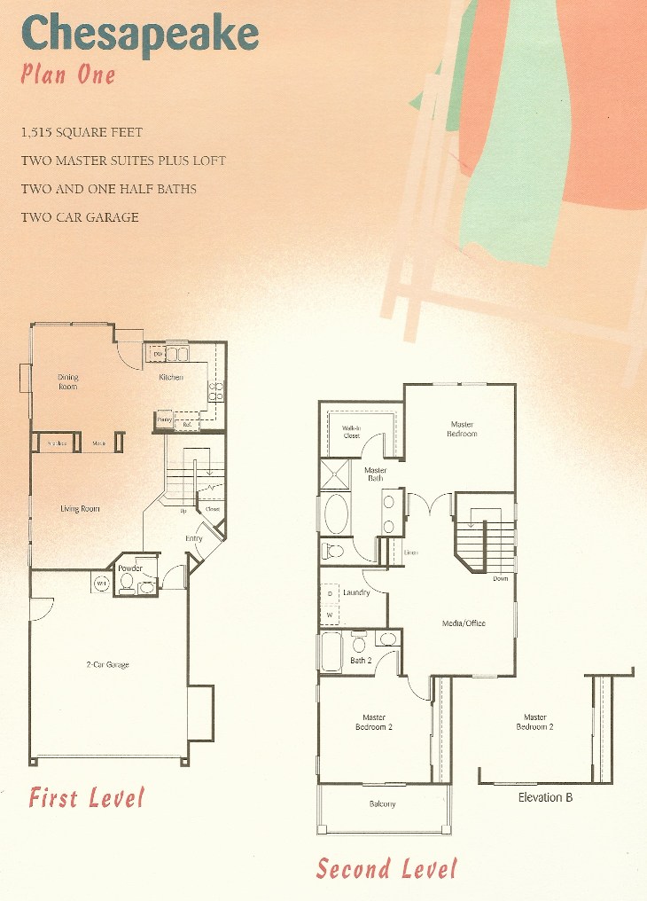 Exterior and Floor Plans The Cape at Southwind Village