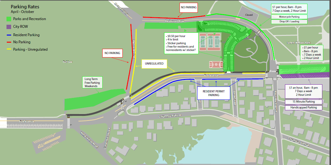 Salem Willows Parking Plan Salem Willows Yacht Club