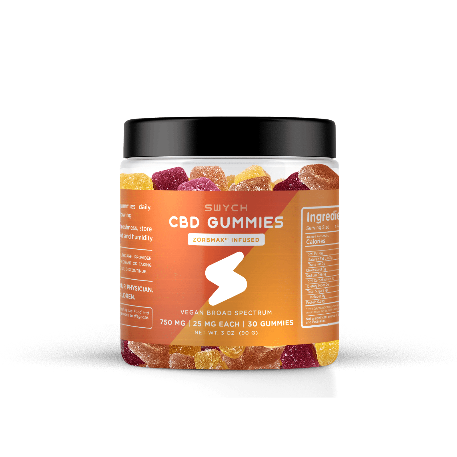 SWYCH Nano CBD Gummies 750mg BS
