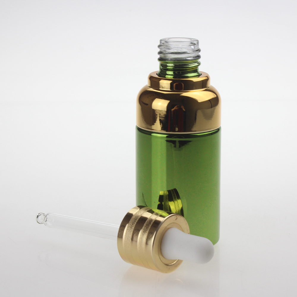 Luxury UV Essential Oil Glass Bottle With Dropper CosPack