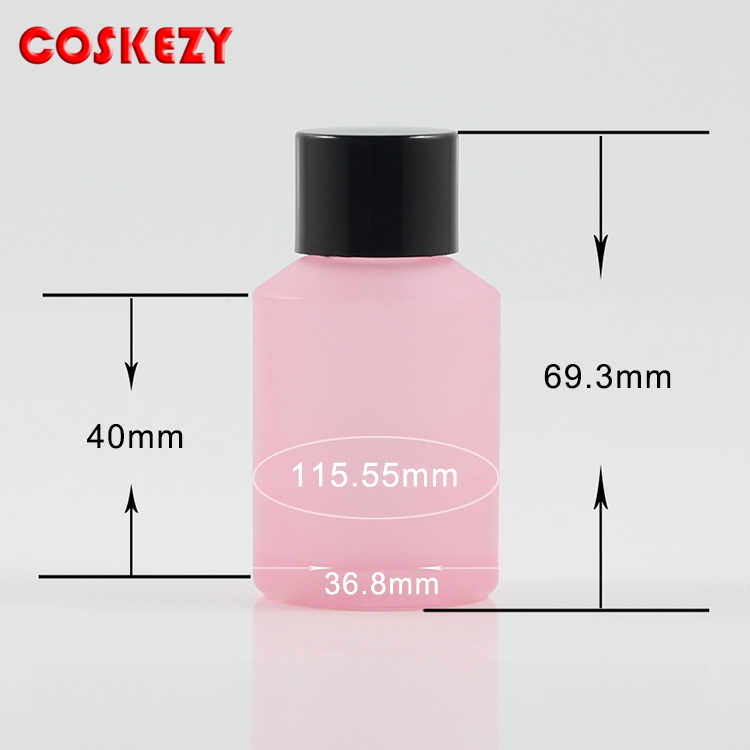 EB201 Wholesale Pink Essential Oil Glass Bottle CosPack