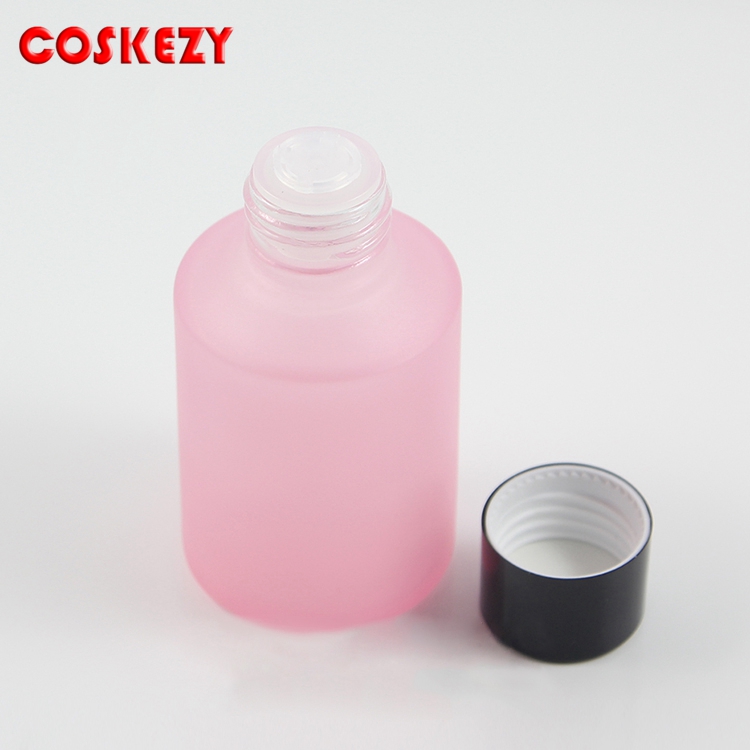 EB201 Wholesale Pink Essential Oil Glass Bottle CosPack