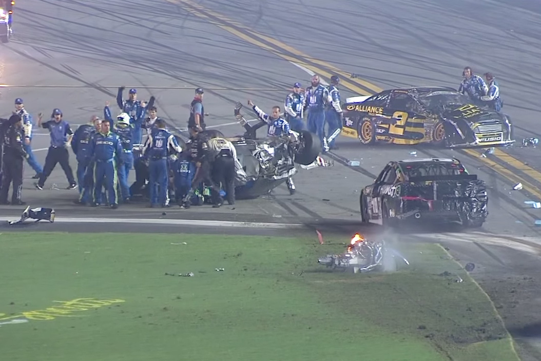 Nascar Catch Fence Crash You Tube Every few years, a car goes into