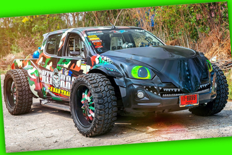 How Nuts Is Thailand's Craziest NitrousBoosted Turbo Diesel!