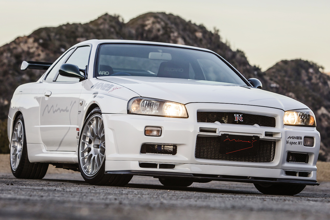1 of 38 Nissan Skyline R34 GTR VSpec N1 as Mine's Tribute heads to