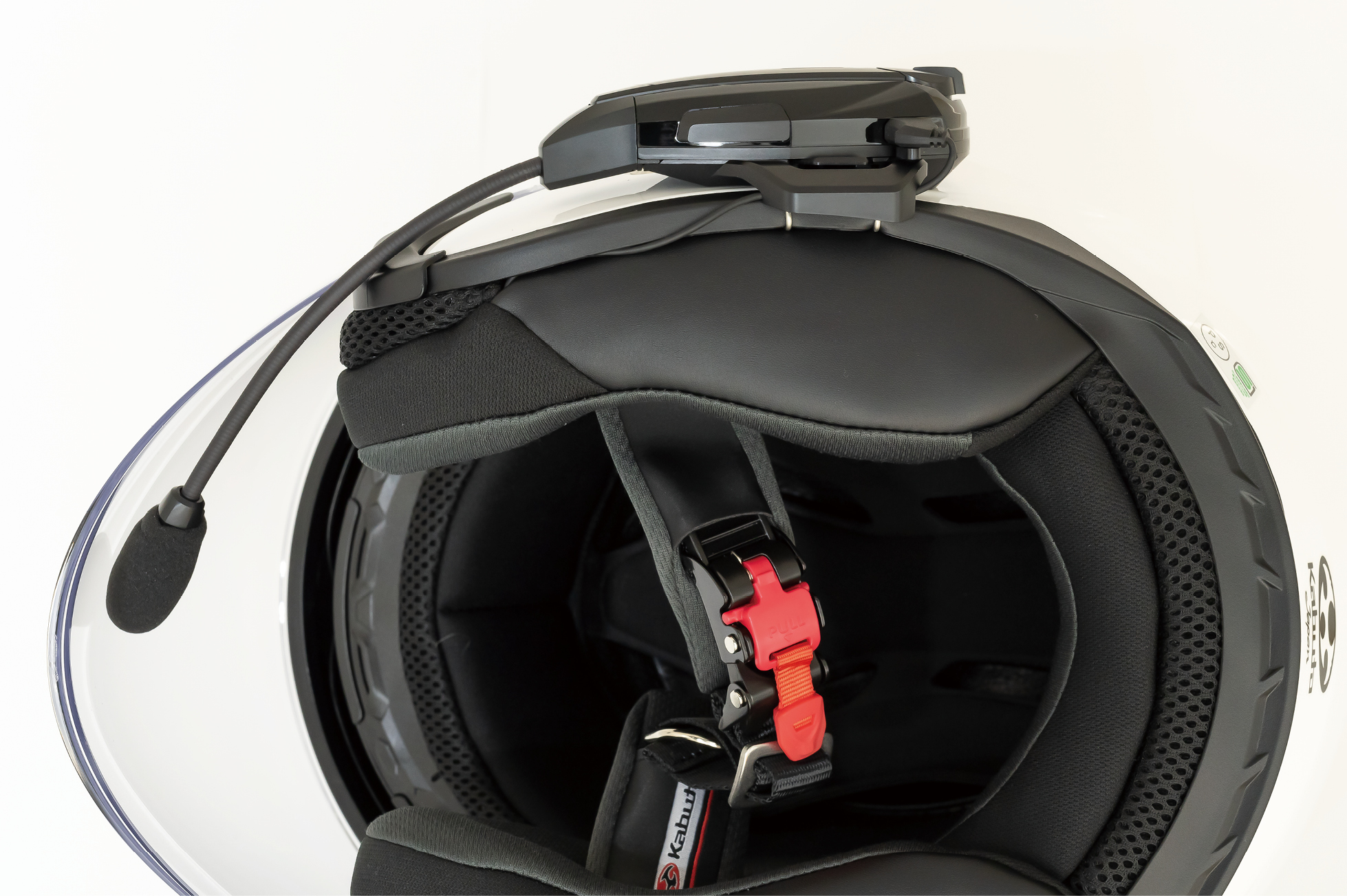 ONE バイク用インカム ジェットヘルメット取付方法 OGK KABUTO EXCEED SYGNHOUSE