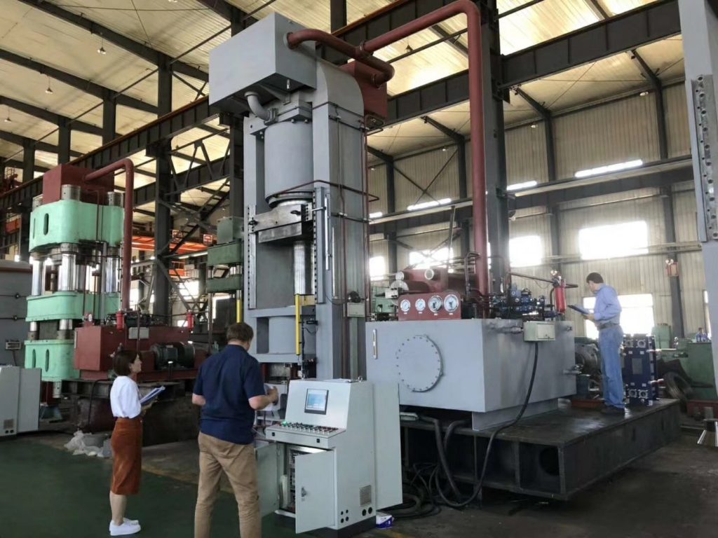 4000 ton titanium sponge compacting hydraulic press