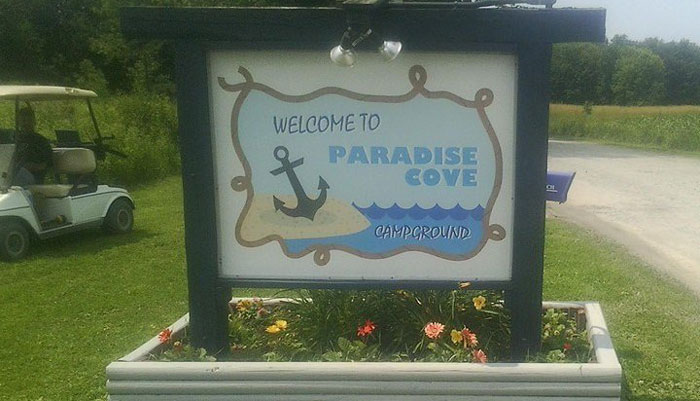 Paradise Cove Campground SylvanVerona Beach Tourism