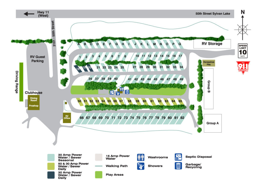 Meadowlands RV Park RV Campground in Sylvan Lake, Alberta!