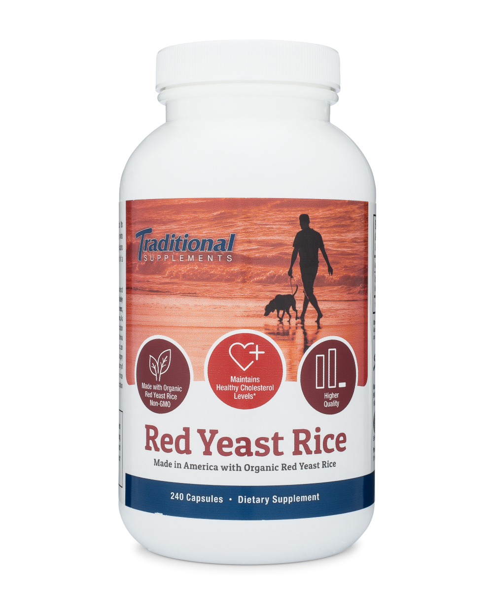 Traditional Supplements Red Yeast Rice 240 Sylvan Wellness