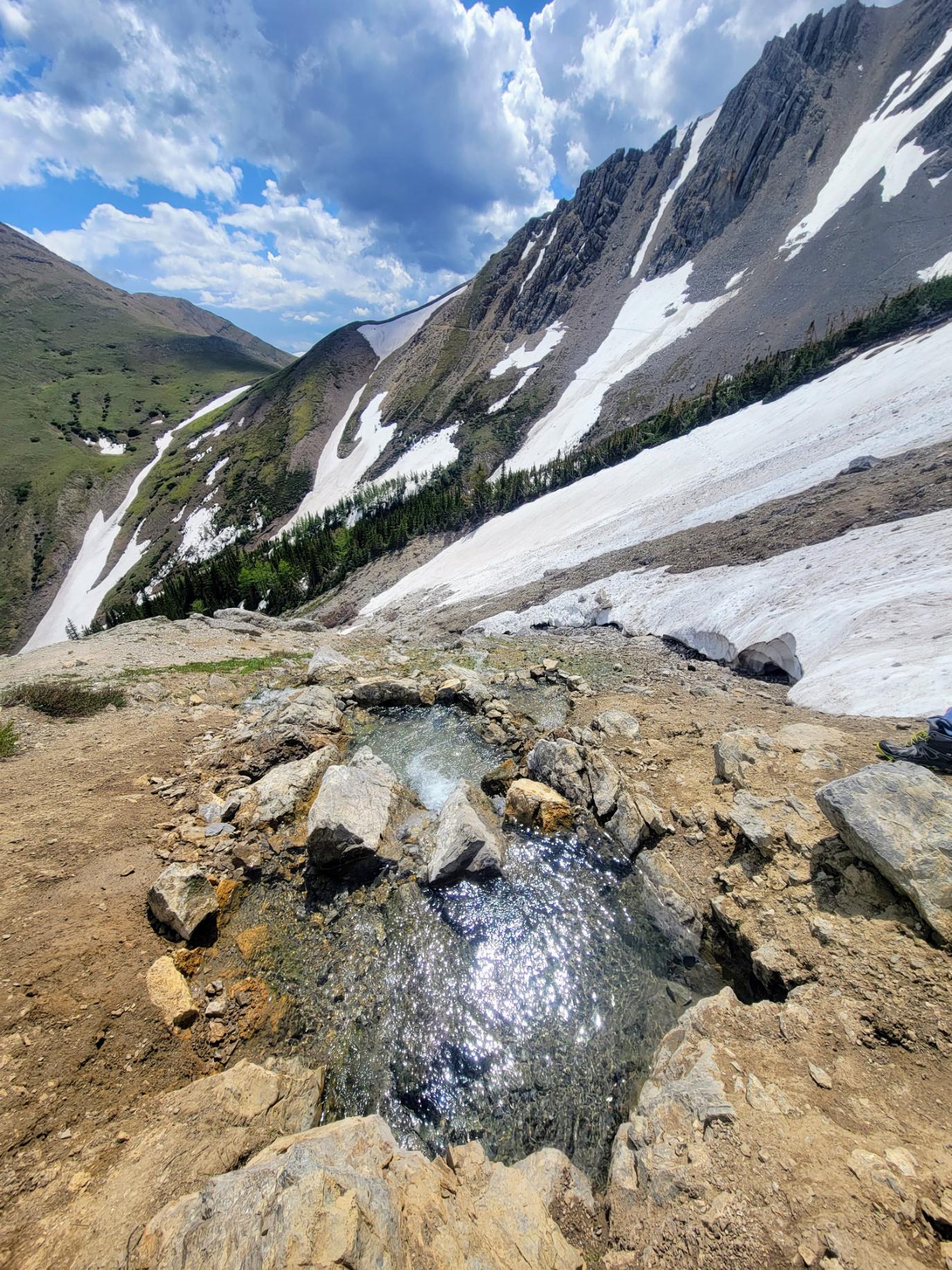 Mist Mountain Hot Springs Trail In Kananaskis sylvia somewhere