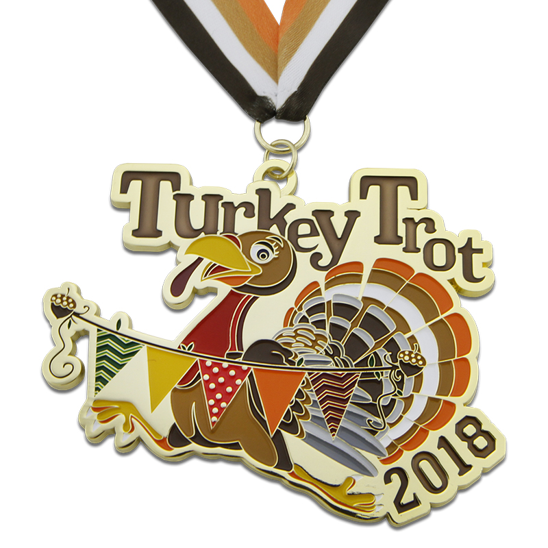 Turkey Trot 2018 Medal SymbolArts