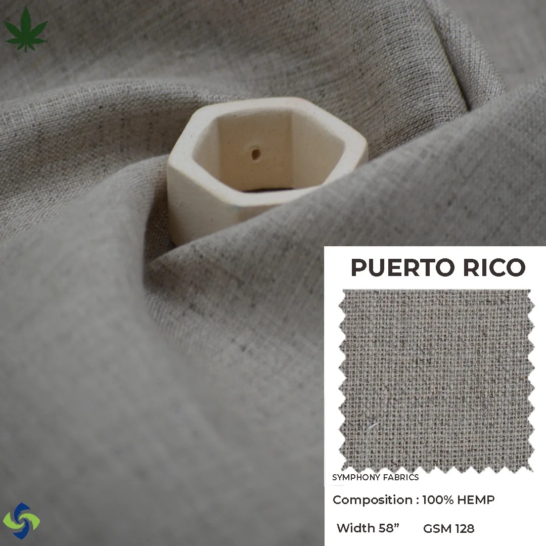 Best 1 Puerto Rico (Hemp Fabrics) Symphony Fabrics