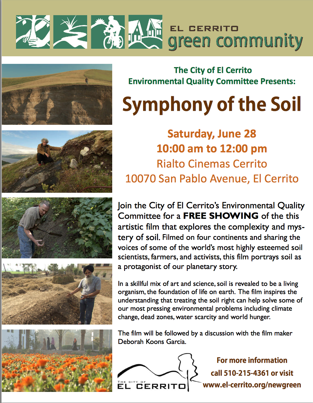 El Cerrito's Environmental Quality Committee present Symphony of the
