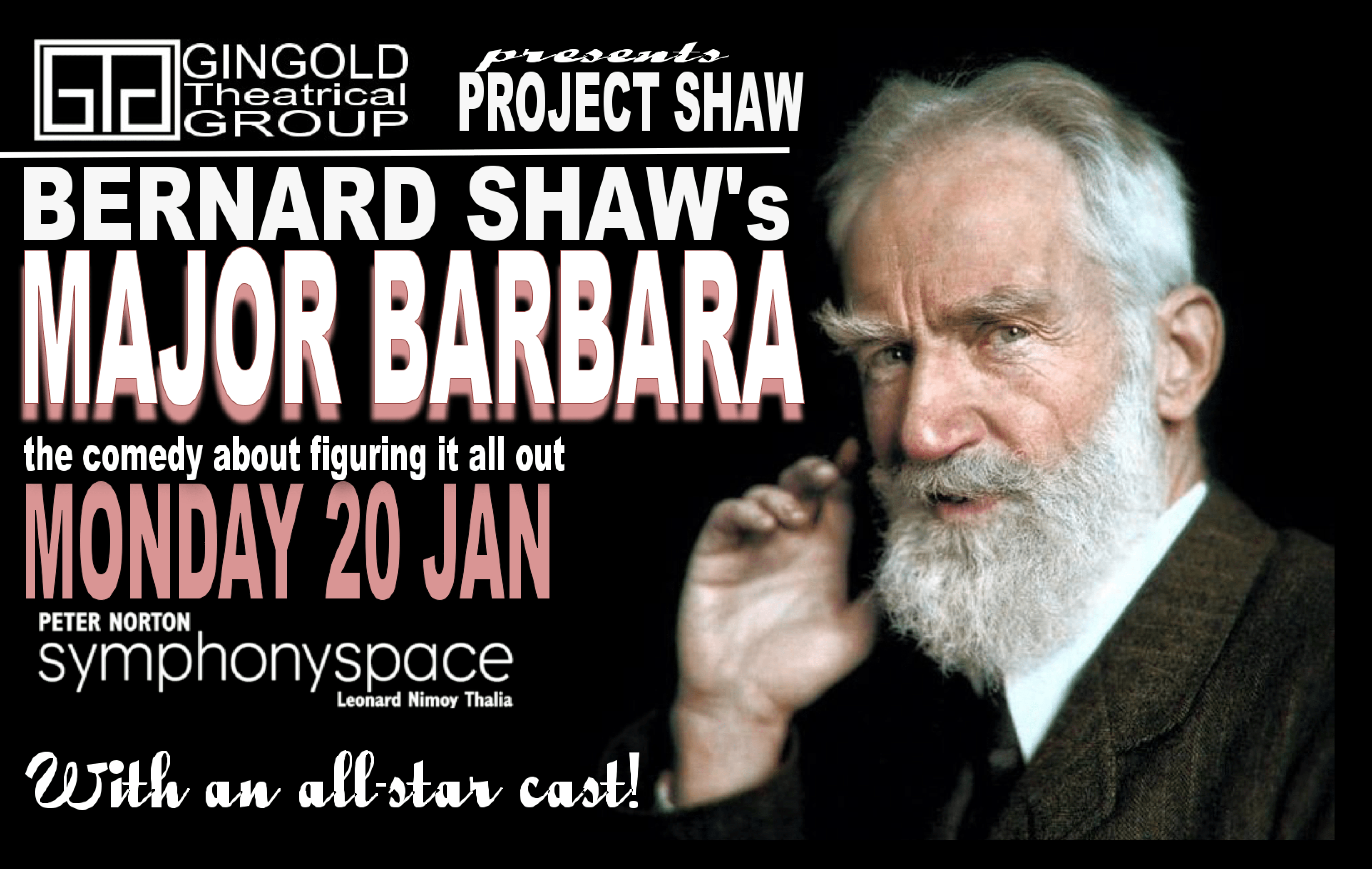 Project Shaw Major Barbara Symphony Space