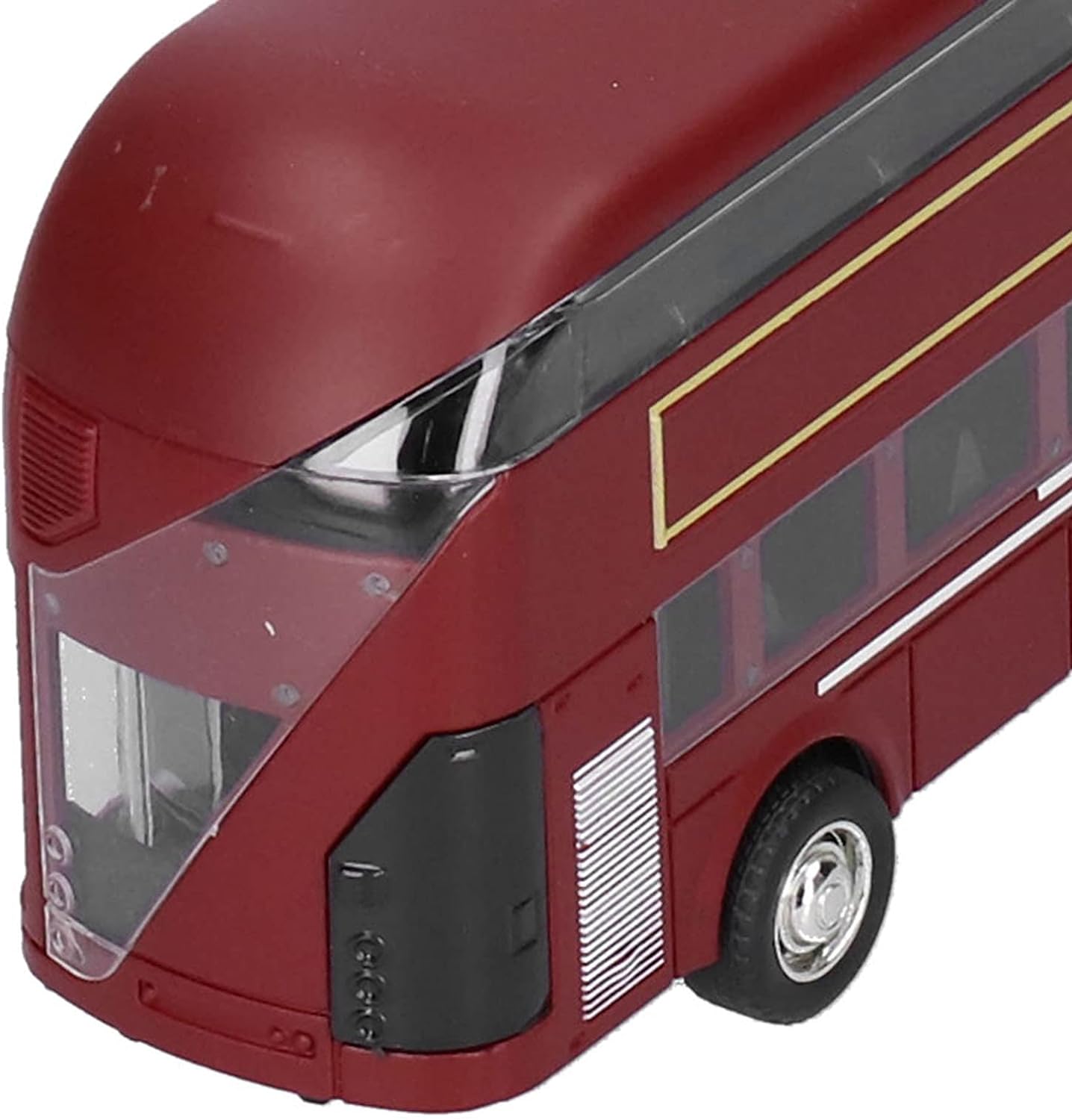 خرید ماشین فلزی یدینگ «اتوبوس دو طبقه عقبکش موزیکال، نور و صدا» ماشین