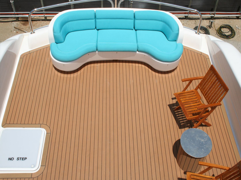 SYNBOATEK® Synthetic Teak Marine Decking SYNBOATEK Boat Deck