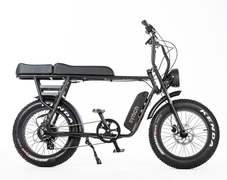 Long Tail Super Monkey Electric Bike Back2Black Synch