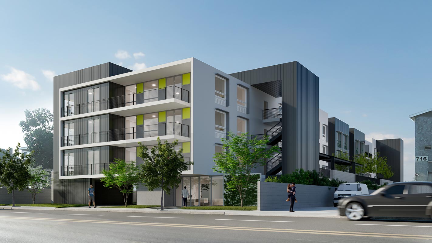 Vernon Avenue Apartments Synchronis Architecture