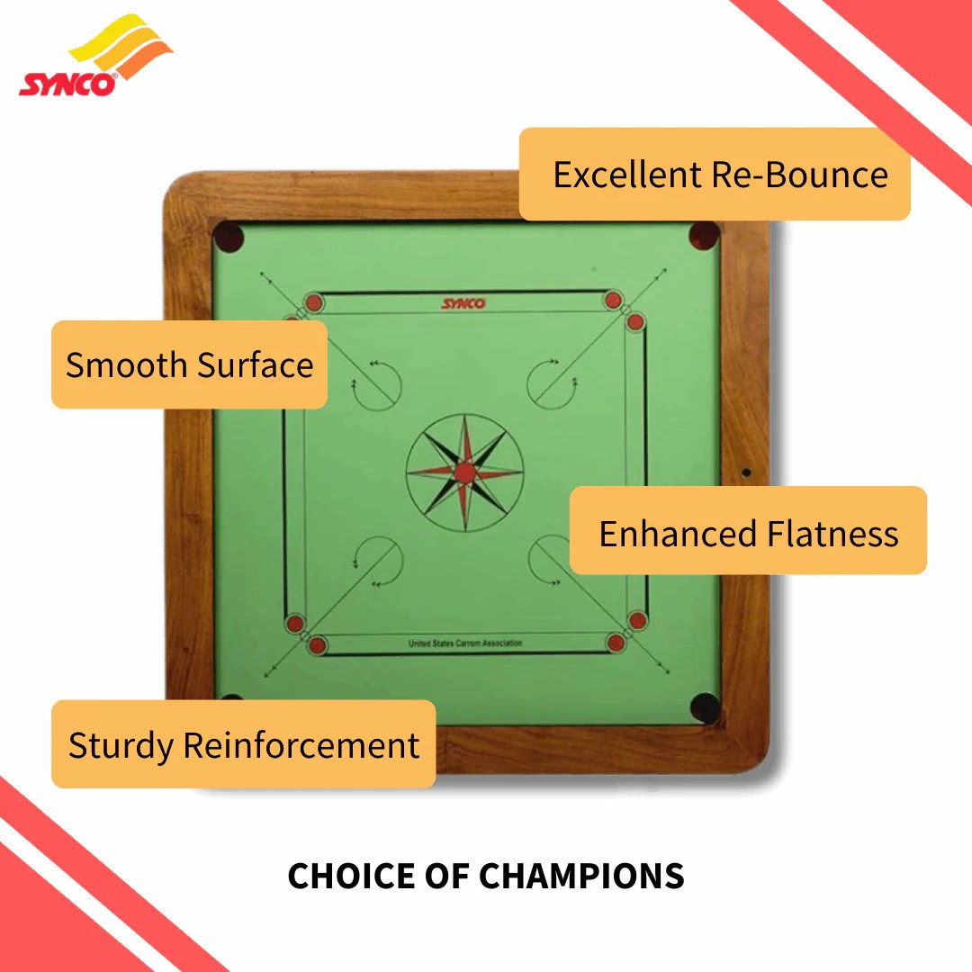 Premium Carrom Boards Online Synco Shop