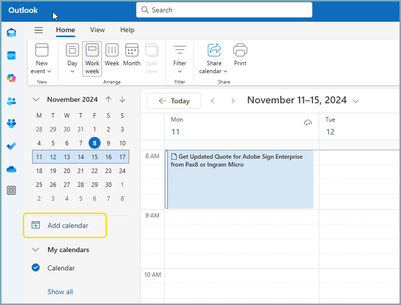 Problem Opening .ics File in New Outlook SyncraTec