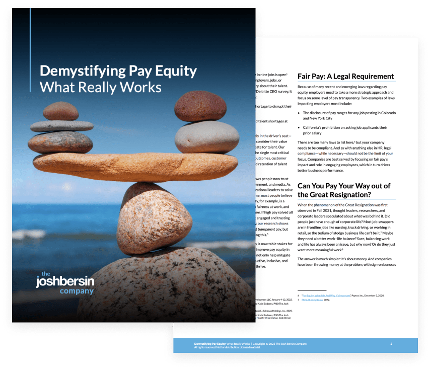 Josh Bersin Report Demystifying Pay Equity Syndio