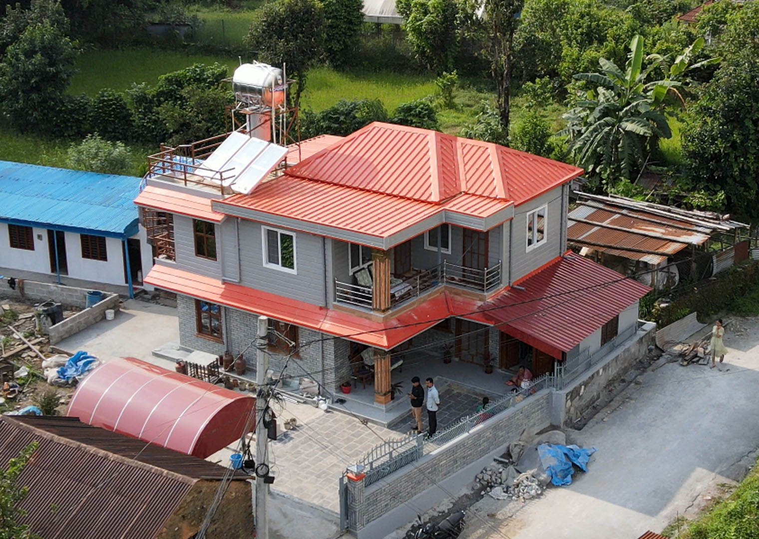 Renovated House, Pokhara Lamachur SY Panel Nepal