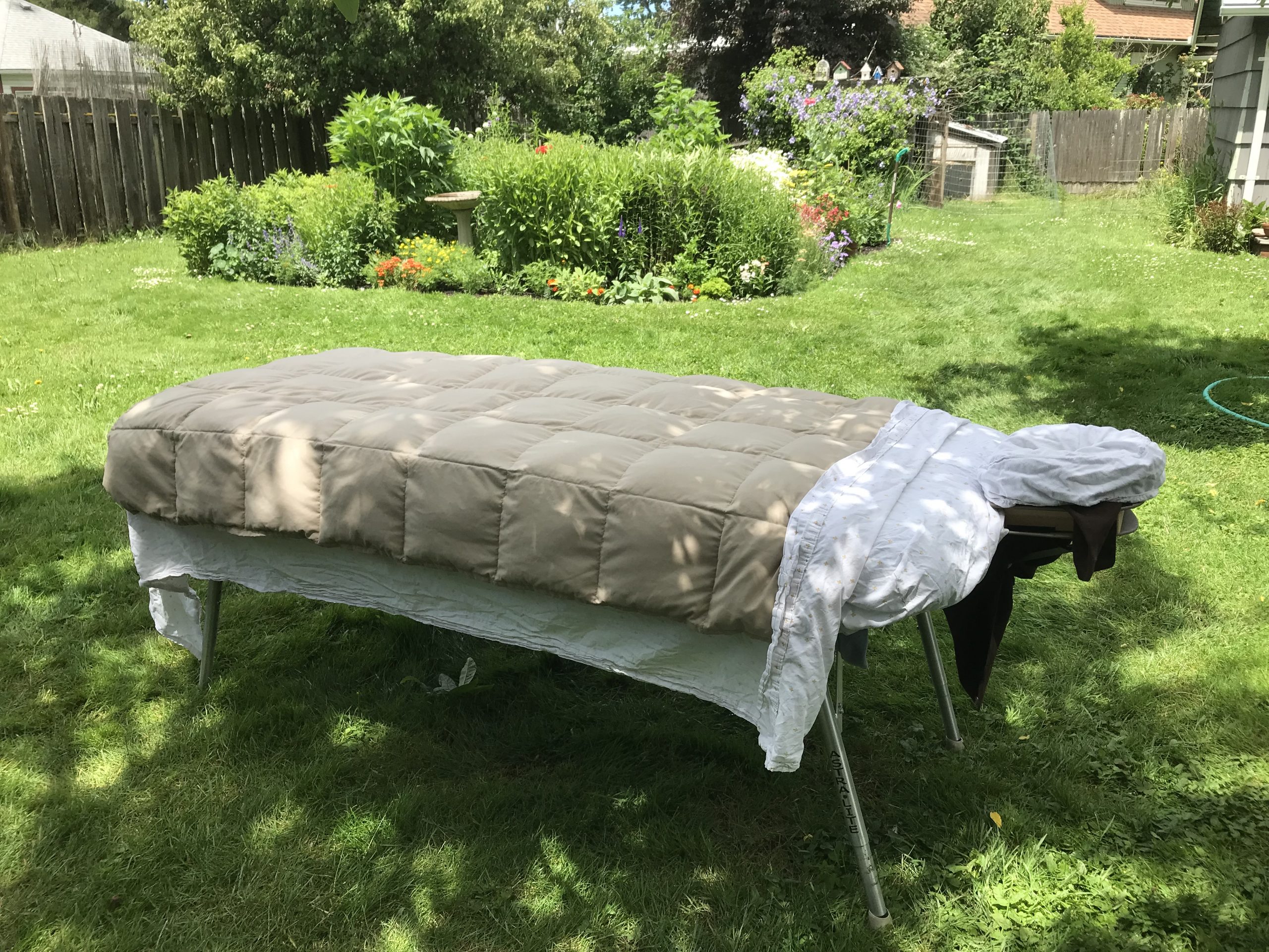 Outdoor Massage In Your Garden or Mine! Synergy Massage