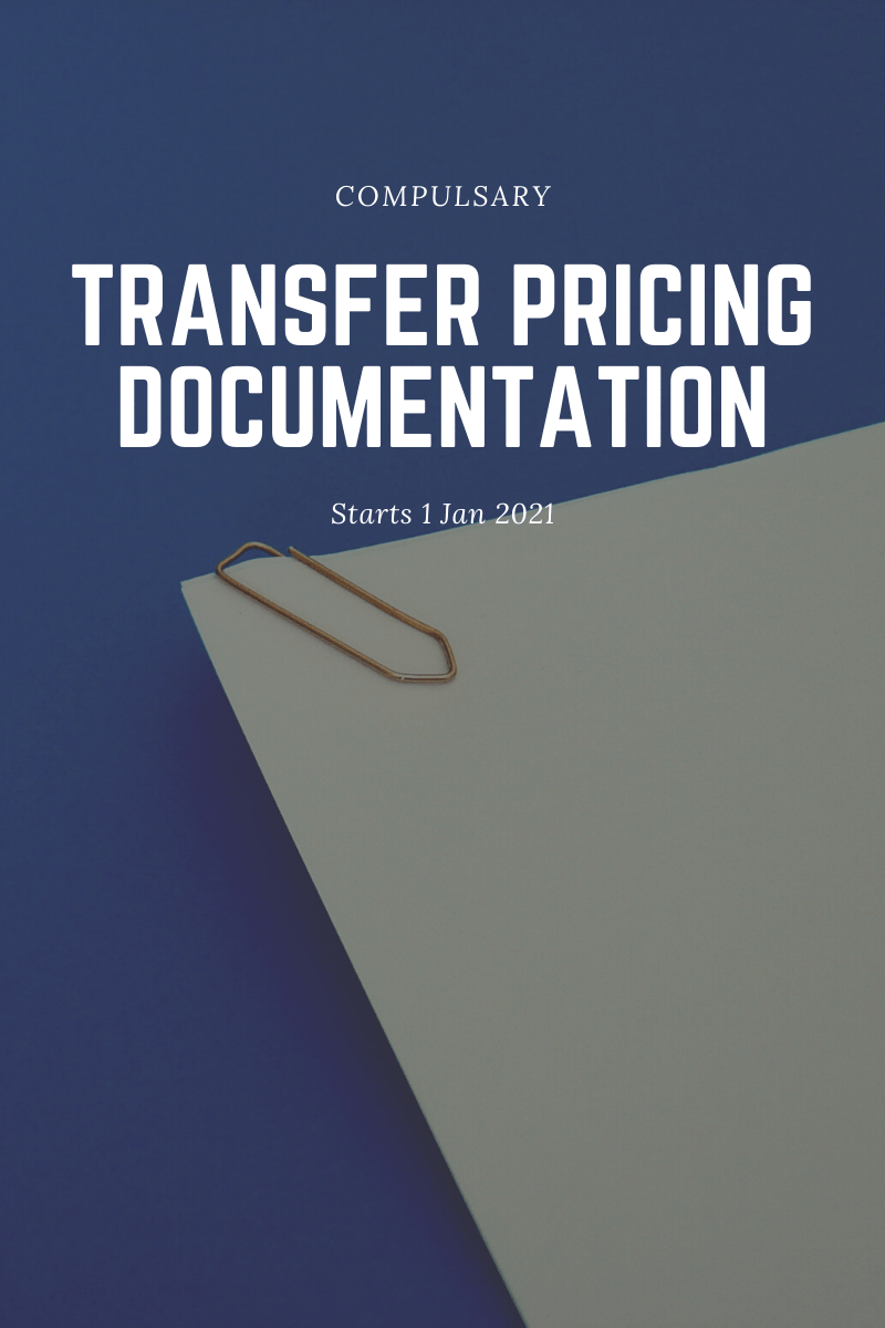 Transfer Pricing Documentation Starts Jan 2021 Synergy TAS