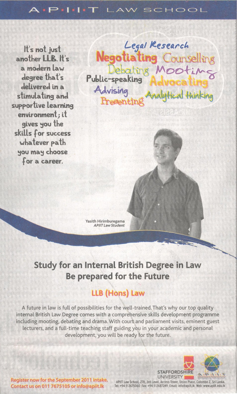 LLB (Hons) Law by APIIT Law School SynergyY
