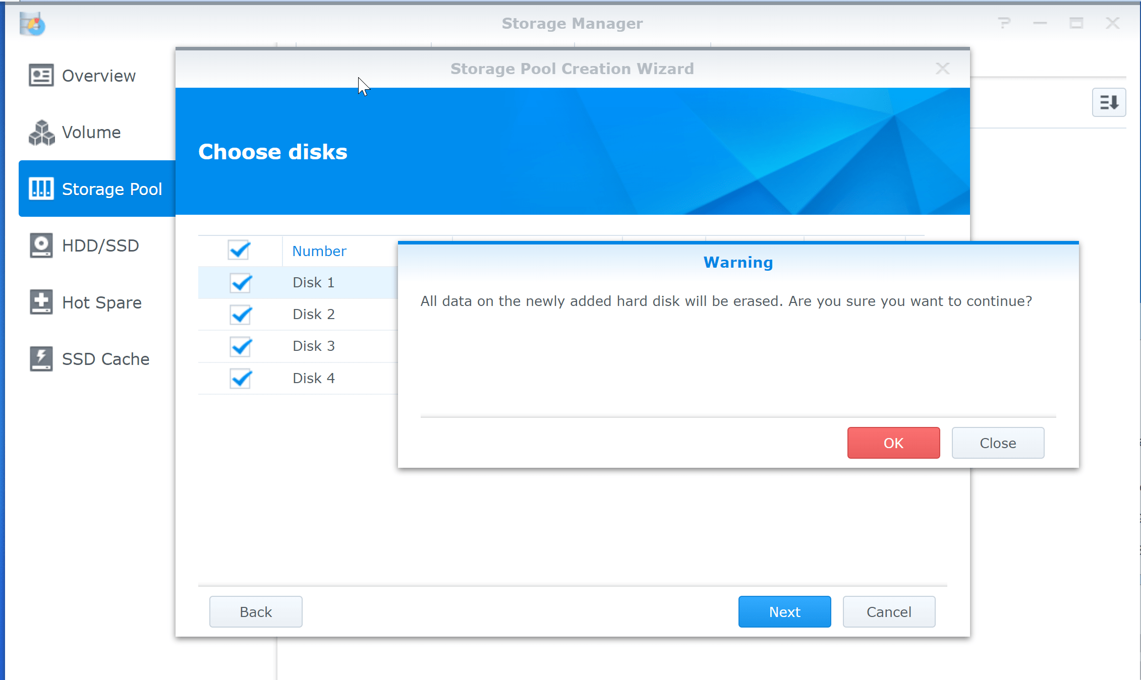 Synology 2019 Configuration Guide Part 2 Configure your Hard Drives or