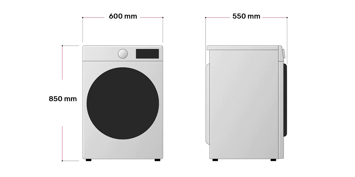 Machine a Laver LG 8Kg 1400tr/min Silver (FH4G6TDY6) SYNOTEC