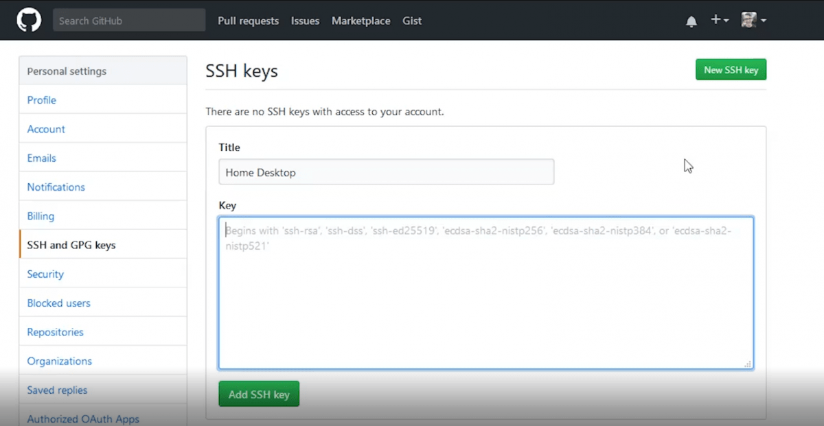 Add a GitHub SSH Key on Windows Syntax Byte