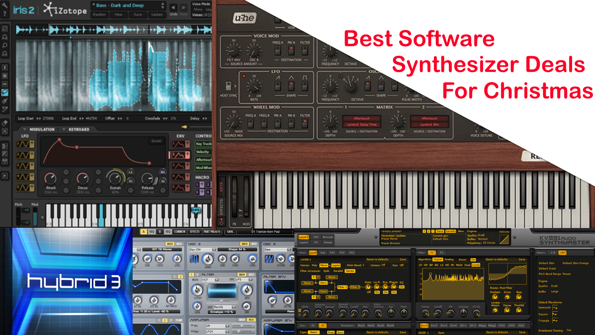 Best Software Synthesizer Deals For Christmas & New Year 2017