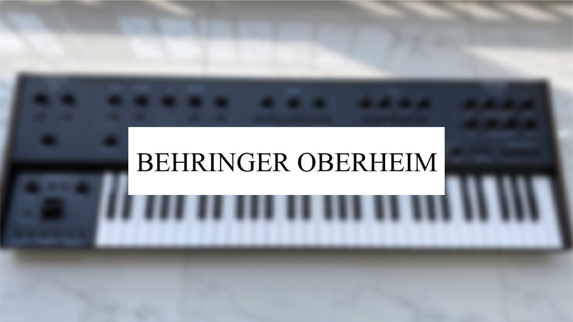 US Trademark Office USPTO Rejects Registration Of Behringer Oberheim