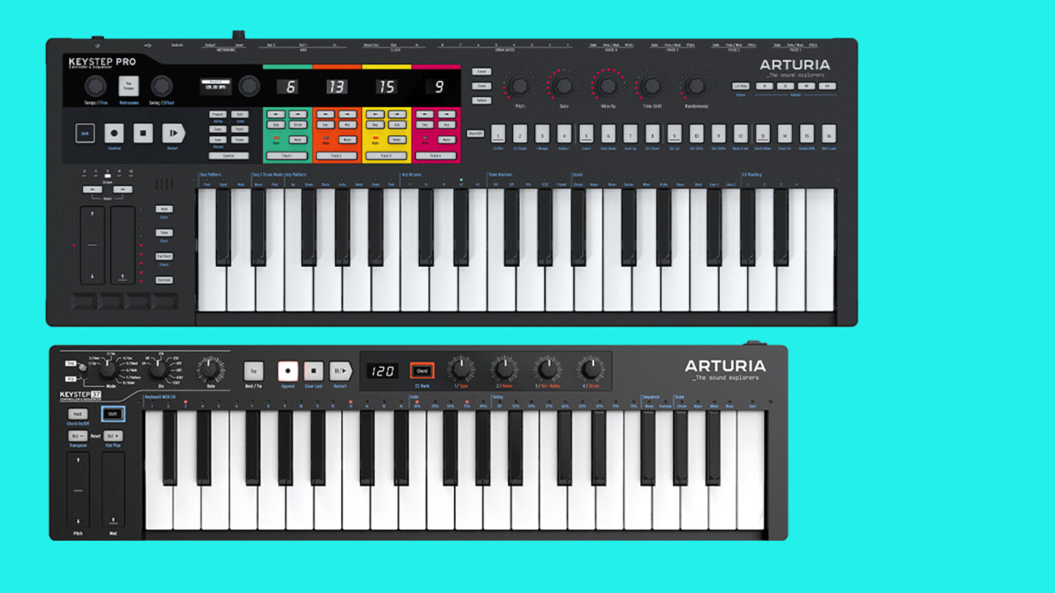Arturia releases Step black editions including the KeyStep 37 & KeyStep Pro