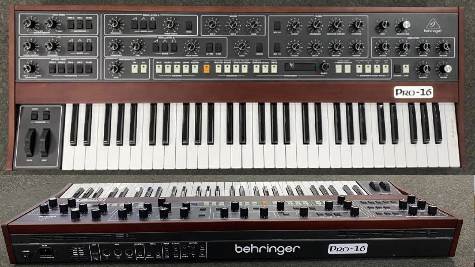 Behringer previews Pro16 feature set 16 analog voices, multi
