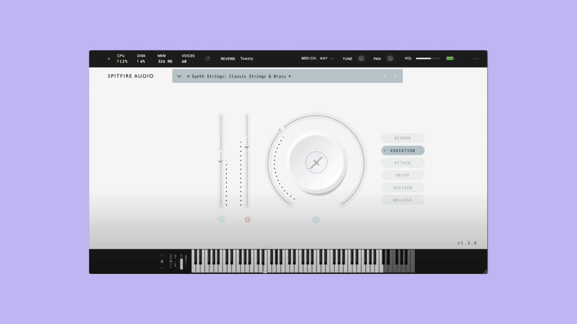 Spitfire Audio LABS Synth Strings, free plugin with Solina String
