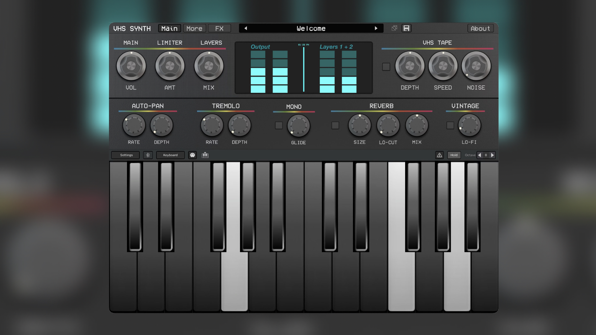 VHS Synth, AudioKit's new iOS Synthesizer rewinds the tape back to the '80s
