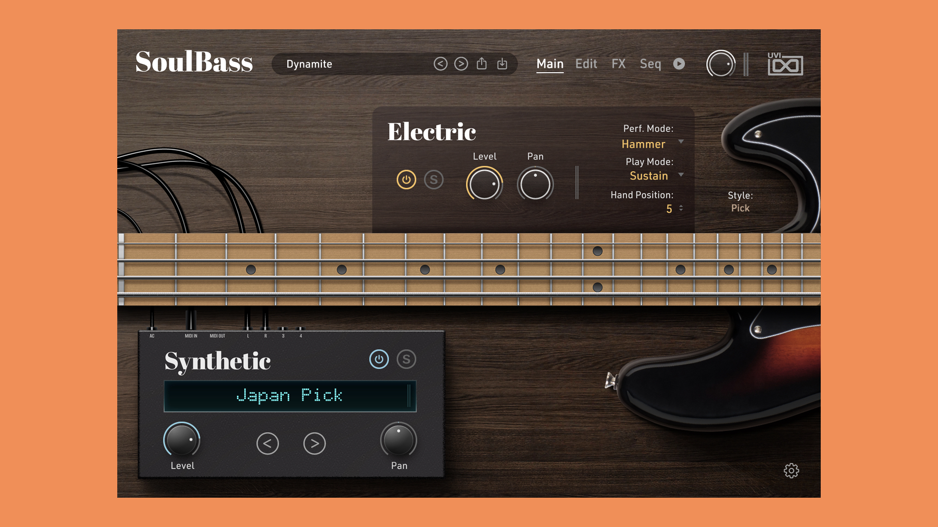 UVI Soul Bass, new hybrid virtual bass instrument with a vintage soul