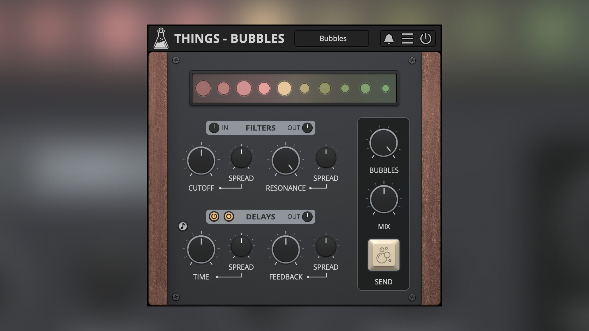 AudioThing ThingsBubbles, a filter bank and delay go wild, FREE with