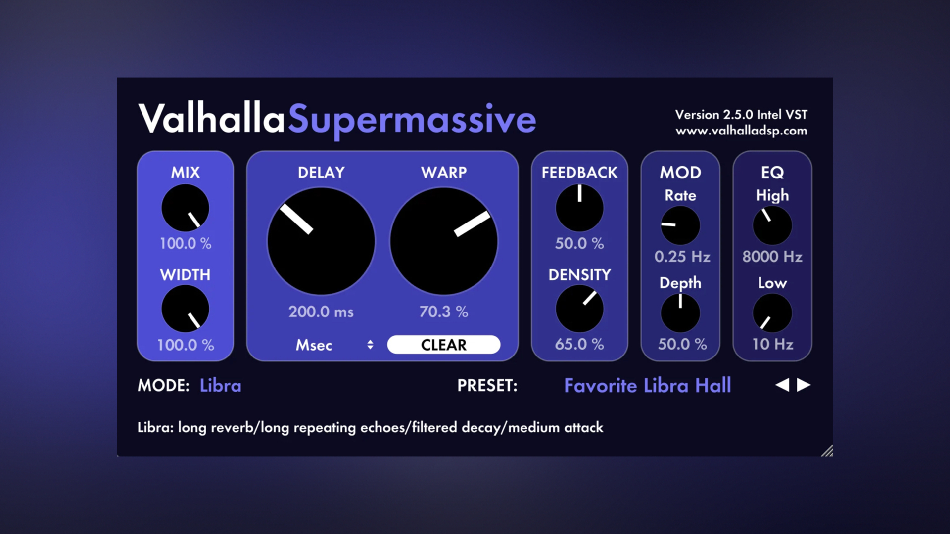 ValhallaDSP Supermassive 2.5, epic free reverb plugin gets two new