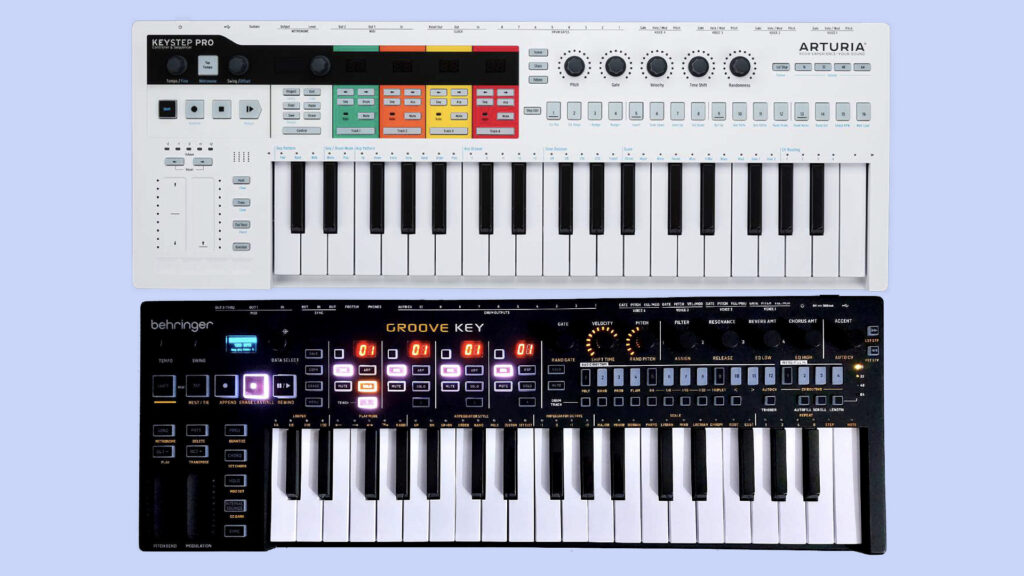 Behringer Groove Key, a Keystep Pro inspired groovebox and MIDI CV sequencer