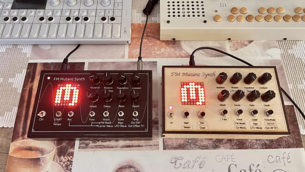Synth Project FM Mutant Synth with FM synthesis and sequencer