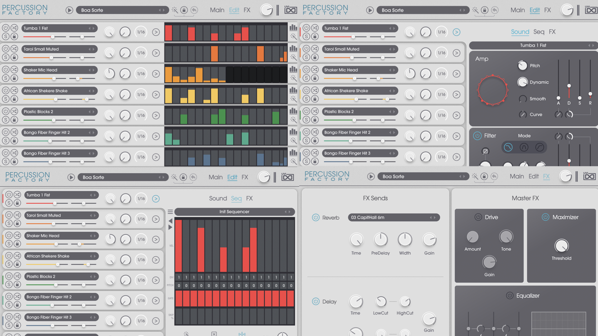 UVI Percussion Factory, a sequenced percussive instrument and 50 OFF