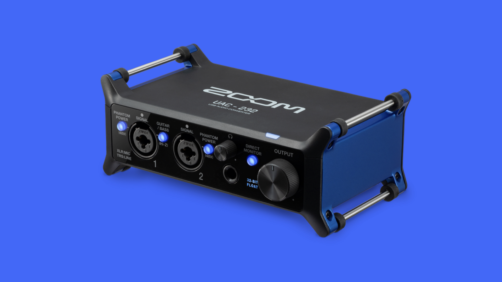 Zoom UAC232, new portable 2channel 32bit float audio & MIDI interface