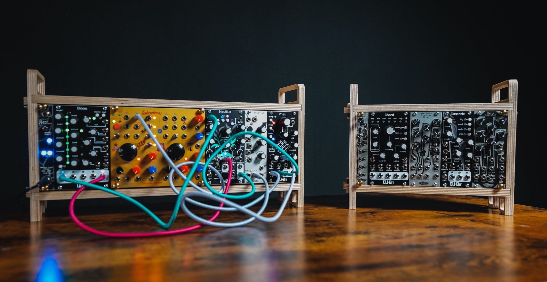 Null Modular n1, new wooden DIY Eurorack cases à la Ikea